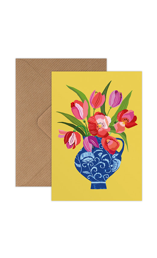 Tulips Greetings Card