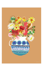 Festival Flowers Print A4