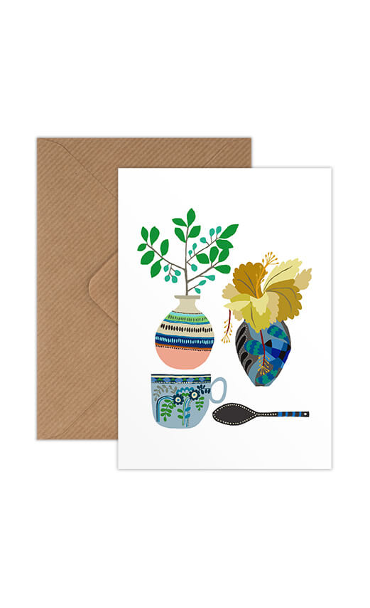 Vase and Spoon Postcard