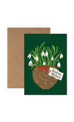 Festive Snowdrops Greetings Card