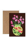 Sweet Peas Greetings Card