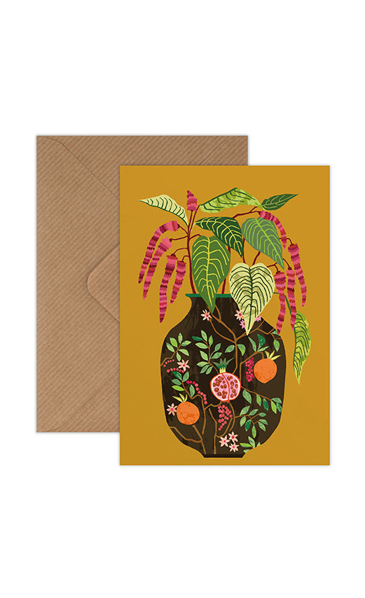 Amaranthus Greetings Card