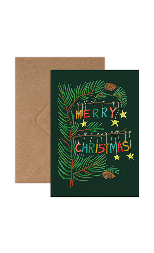 Christmas Branch Greetings Card