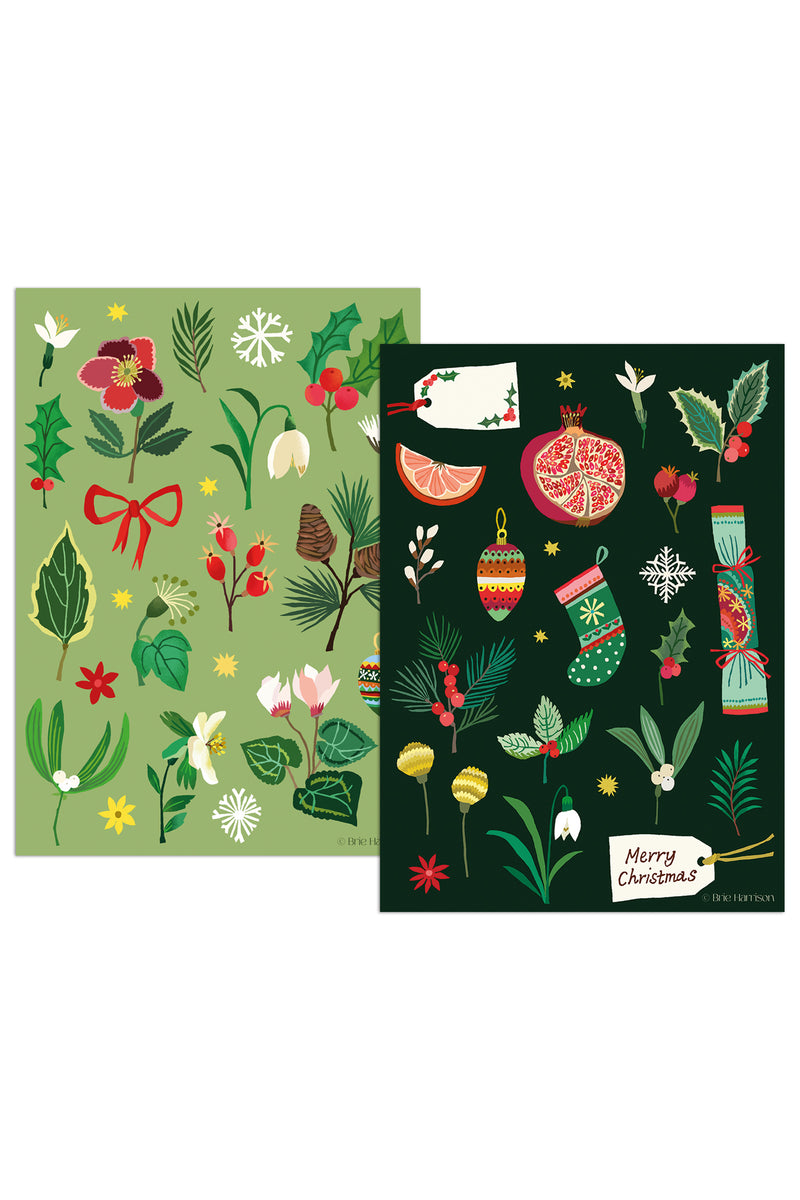 Sticker sheets pack - Christmas design