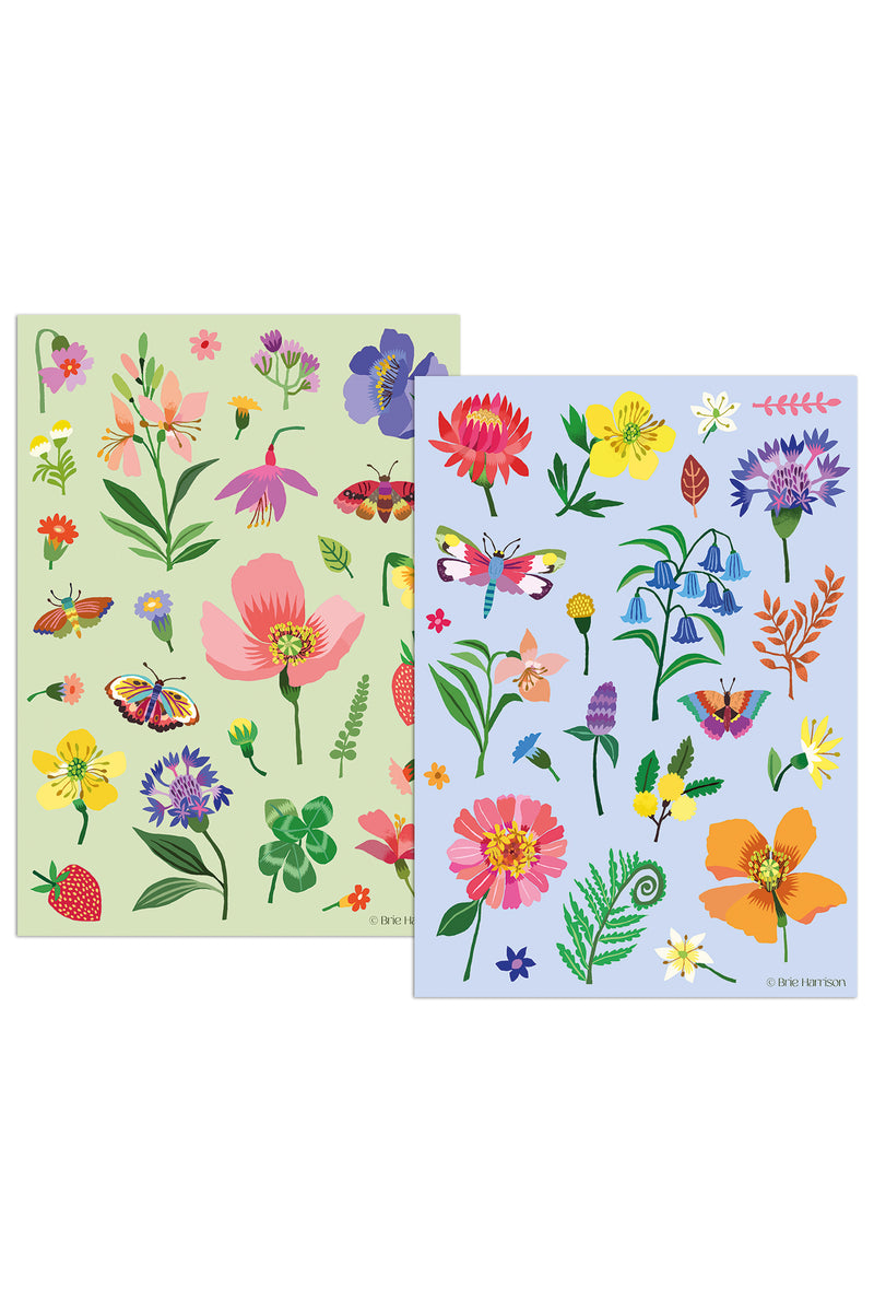 Sticker sheets pack - garden design