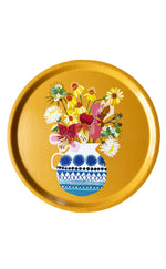 Festival Flowers Large Round Tray