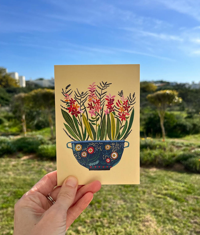 Hyacinths Greetings Card