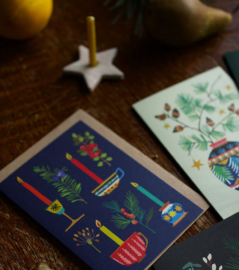 Christmas Greetings Card Pack - Yuletide & Joy.