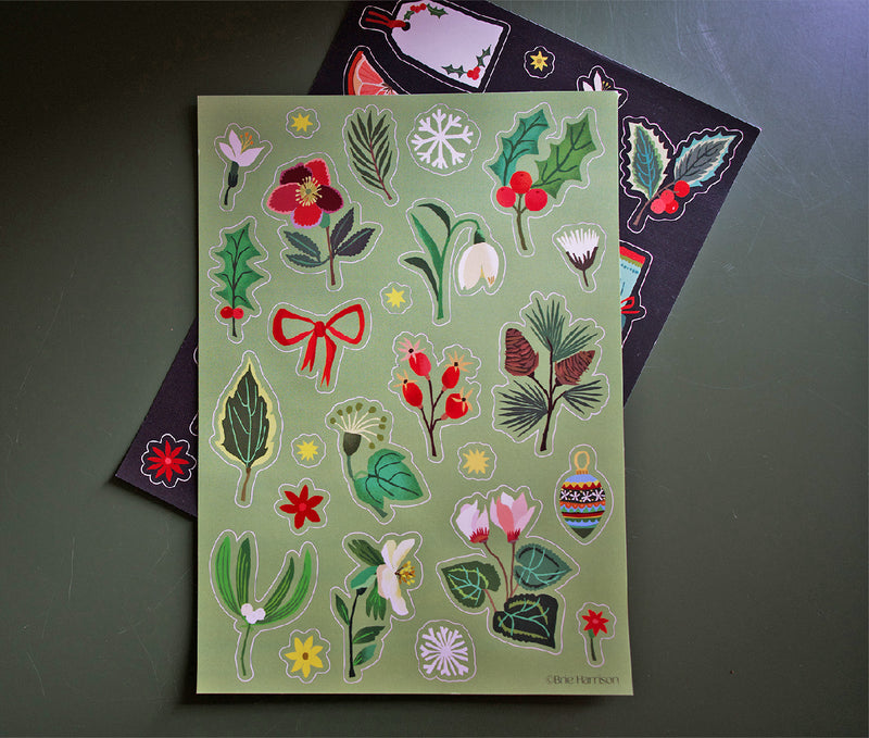 Sticker sheets pack - Christmas design