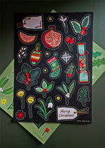 Sticker sheets pack - Christmas design