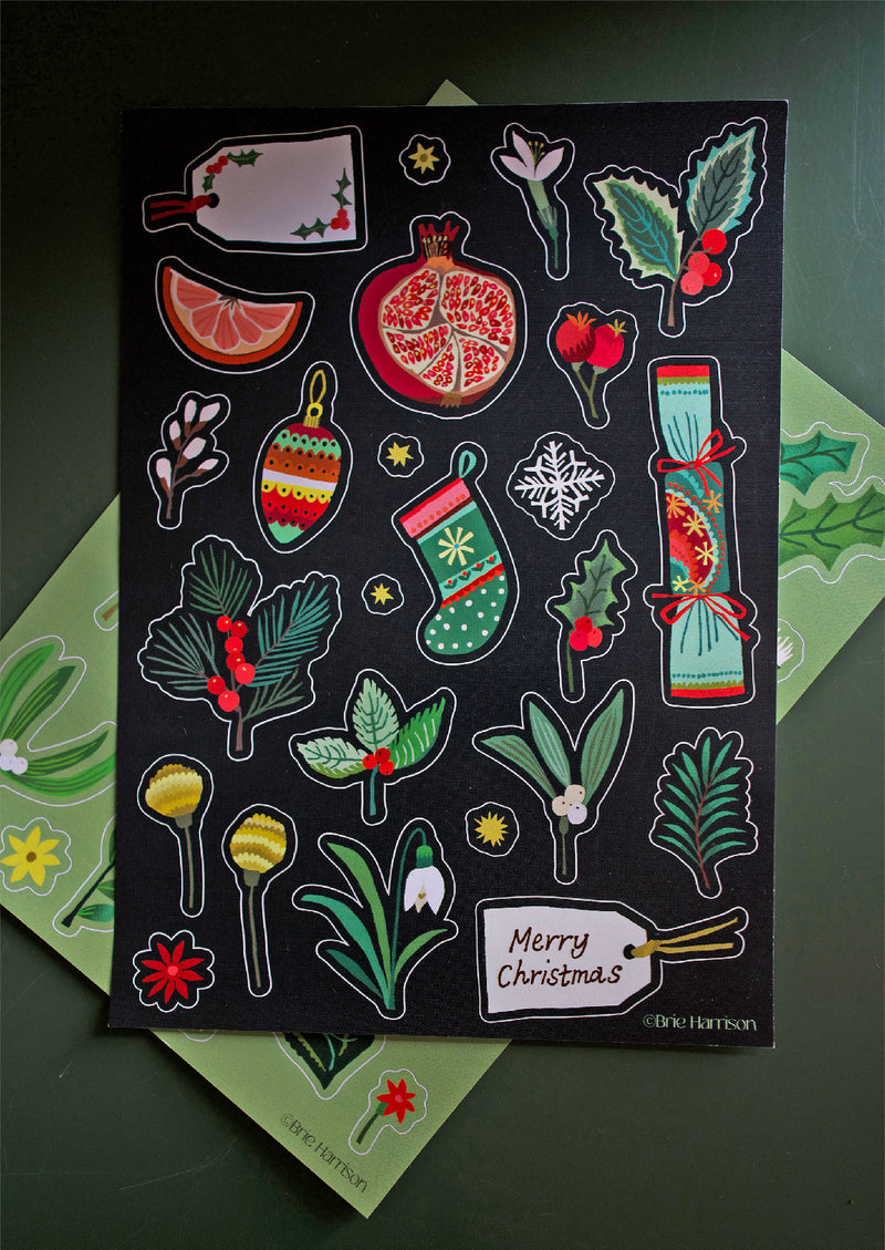 Sticker sheets pack - Christmas design