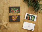 Christmas Greetings Card Pack - Hellebore & Fir