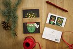 Christmas Greetings Card Pack - Noel & Christmas Wishes.