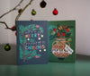 Christmas Greetings Card Pack - Christmas Branch & Peace.