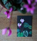 Cyclamen Mini Card