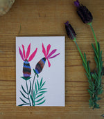 Lavender Mini Greetings Card