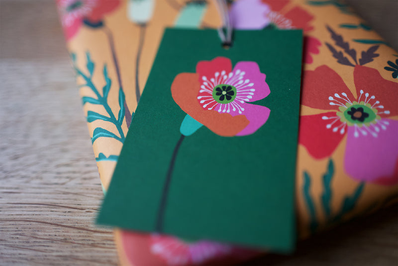 Poppies Gift Tags Pack