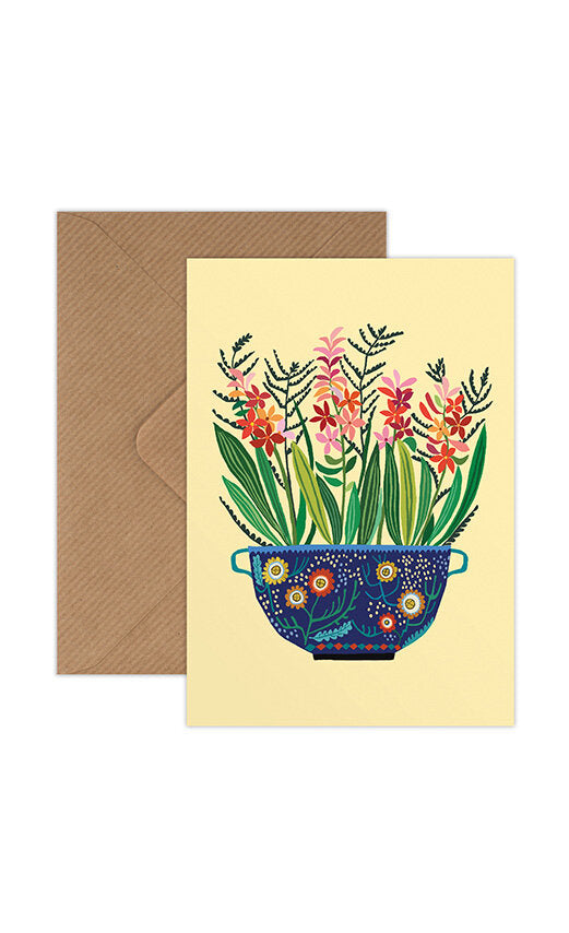 Hyacinths Greetings Card - Wholesale bundle of 6