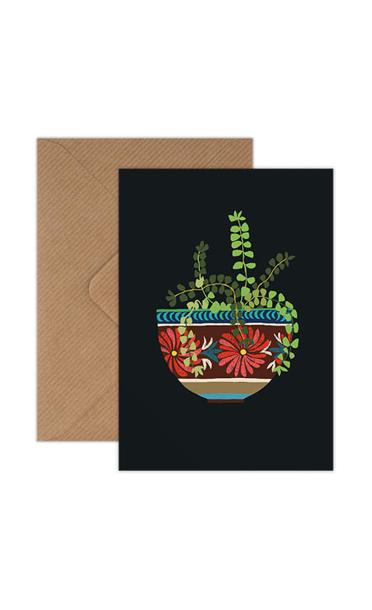 Mexican Bowl Greetings Card - Wholesale bundle of 6