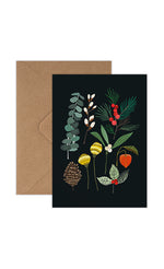 Winter Foliage Greetings Card